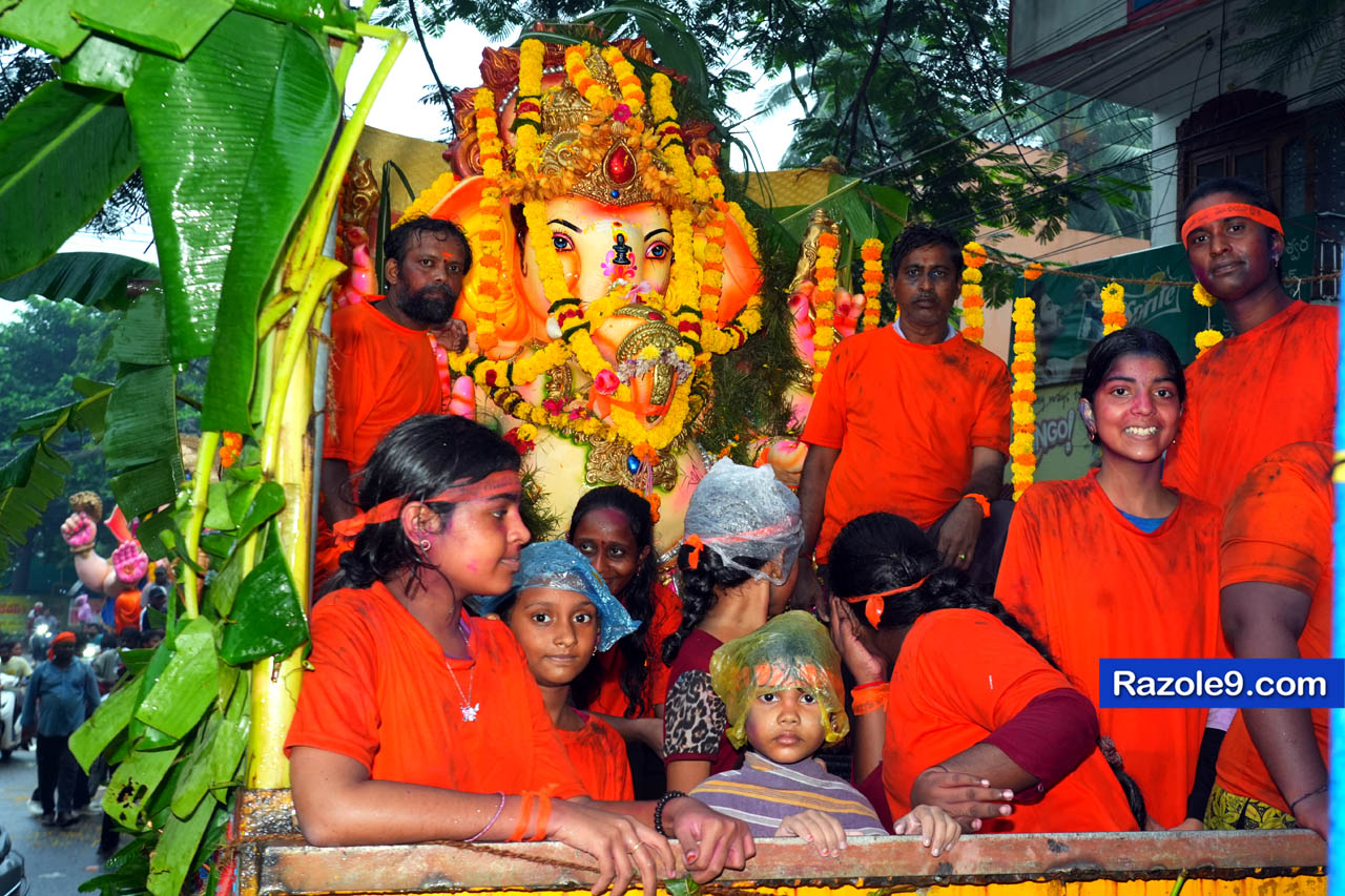 Razole Taluka Ganesh Nimajjanam